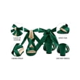 thumbnail image 4 of BLISSFUL STEP Lace Up Strappy Heel Satin Block Heels Sandals for Women Dark Green (Size 7), 4 of 7