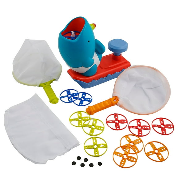 Fun Express 9" x 8 3/4" Baby Narwal Flying Discs Game Set - 21 Pieces