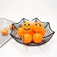 thumbnail image 3 of Sunshinehomely Halloween Spider Web Basket, Halloween Candy Bowl, Halloween Spider Web Plastic Baskets Bowls Halloween Candy Holder for Halloween Party Decor, 3 of 6
