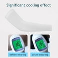 thumbnail image 4 of Unisex White Cooling Anti UV Ice Silk Compression Arm Sleeves for Teens and Adults 1 Pair, 4 of 4