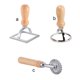 thumbnail image 4 of Molde de galleta de aleación de zinc inoxidable Molde de galletas manual portátiles Moldes de galletas Moldelfle Molde de la envoltura Cocina Herramientas de cocción Molde redondo Jumpingount HA010017-02, 4 of 6