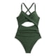thumbnail image 4 of Traje de Baño de Bikini de Mujer Nuevo Sexy Grande Tamaño Colgante Correa de Cuello Traje de Baño sin Espalda, Traje de Baño de Cobertura Moderada para Piscina, Playa Y Verano, 4 of 7