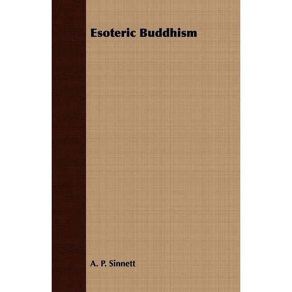 Esoteric Buddhism, (Paperback)