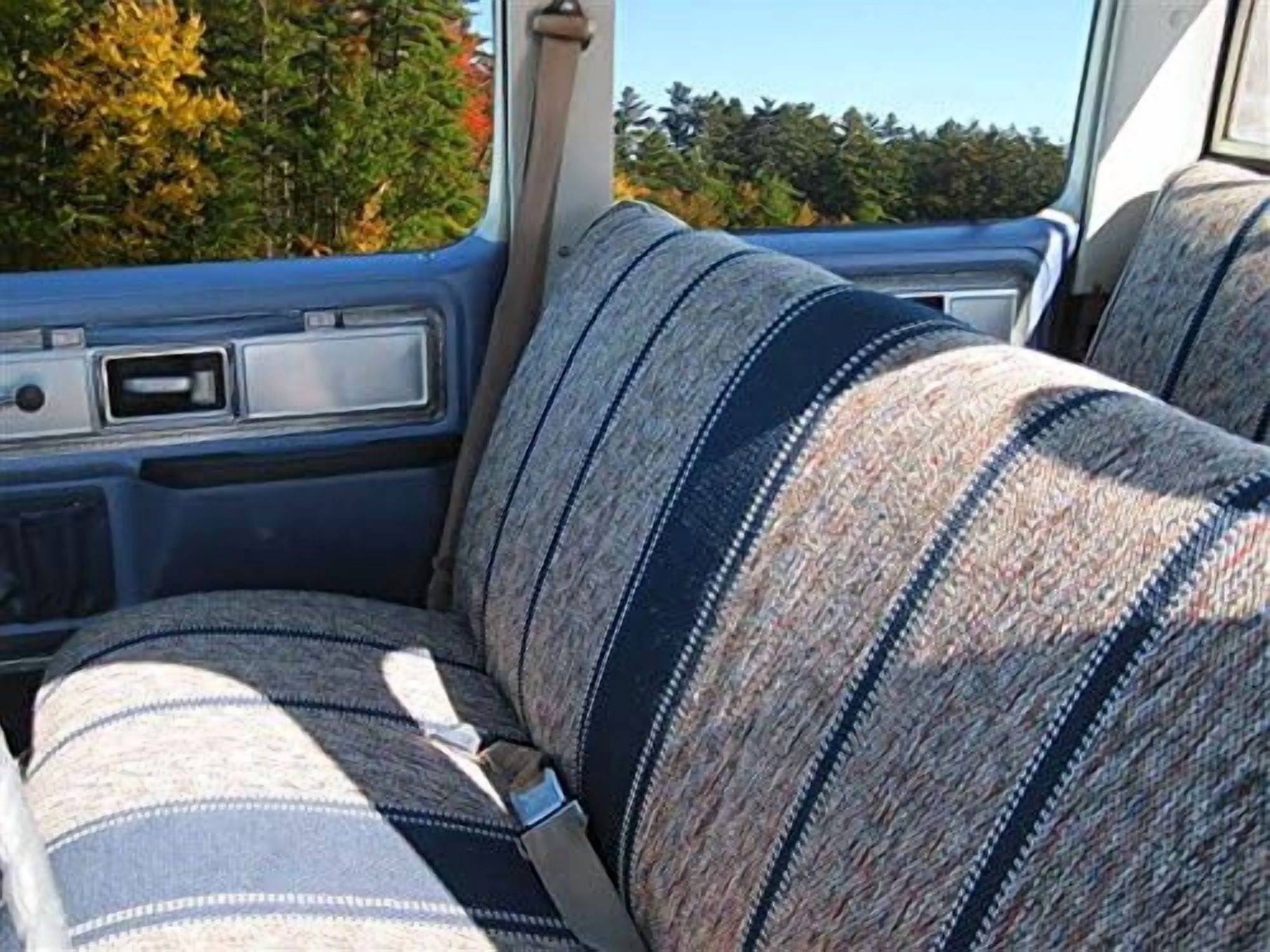 Universal Baja Saddle Blanket Bench Full Size Seat Cover Fits Ford, Chevrolet, Dodge, and Full Size Pickup Trucks (Red)