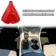 thumbnail image 2 of Unique Bargains Gear Lever Dust Cover Shift Boot Cover Dust Proof Universal for Vehicle Auto Car Matte PVC Red, 2 of 6