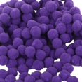 thumbnail image 1 of Paquete de 4-6 1 Paquete de Pompones Artesanales Pequeños de Pelusa de Colores Vibrantes 6 piezas Sunnimix 100x bolas de pompones, 1 of 8