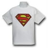 Superman Symbol White Kids T-Shirt-Youth Small (7-8)