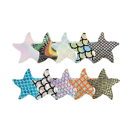 

10 Pairs Self Adhesive Nipple Covers Pasties Breast Petals for Women Lingerie Grade Adhesive Waterproof - Star Shape