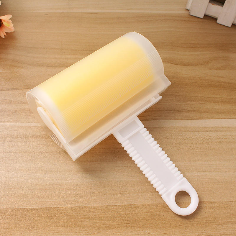XILONG Sticky Lint Roller with Lid Reusable Washable Dust Remover Brush