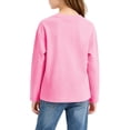 thumbnail image 7 of fnnxnal Girls Long Sleeve Cotton Tee, Pink Butterfly Floral Print T-Shirt, Crew Neck Casual Top for Kids Girls 2-13 Years,Size 2-3 T, 7 of 7