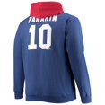 thumbnail image 3 of Men's Profile Artemi Panarin Blue New York Rangers Big & Tall Colorblock Full-Zip Hoodie, 3 of 4