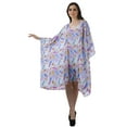 thumbnail image 3 of Moomaya Beach Kaftan Bikini Cover up Women Georgette Midi Dress Short Caftan, 3 of 6