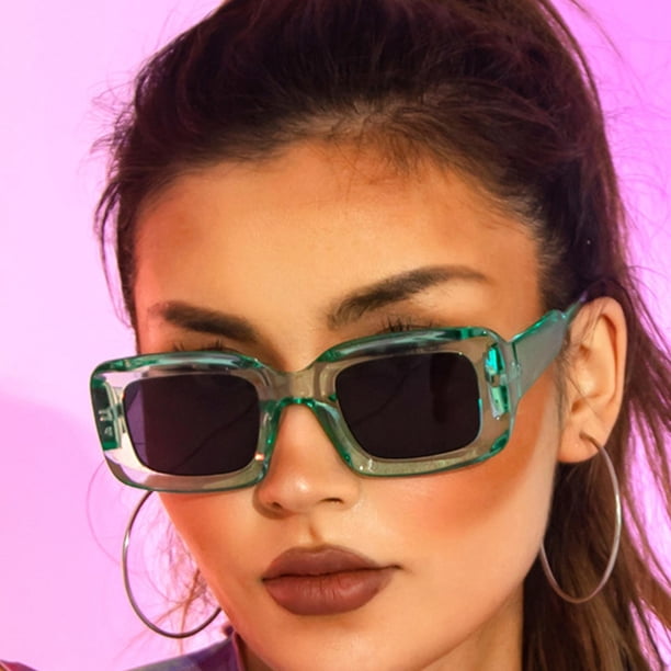 Gafas de sol de moda para mujer, gafas de sol para exteriores, gafas de conducción ligeras , protección contra 400 verde Baoblaze anteojos de mujer