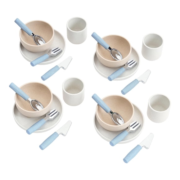 Set de vajilla para desayuno Kaplan Early Learning de 24 piezas