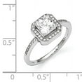 thumbnail image 3 of Sterling Silver & Cubic Zirconia Fancy Ring, 3 of 3