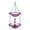 Purple, variant on Hummingbird Mister, Solar Cascade Hanging Bird Bath Fountain, Hanging Solar Bird Feeder And Bird Bath For Outdoor Garden, Multicolor