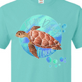 thumbnail image 4 of Inktastic Vero Beach, Florida Swimming Sea Turtle with Bubbles T-Shirt, 4 of 5