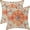 Boho-10, variant on Boho Pillow Covers 18x18 Set of 2, Fall Vintage Burnt Orange Decorative Throw Pillows Farmhouse Bohemian Carpet Pattern Farmhouse Cushion Pillow Covers for Sofa Couch Outdoor Decor