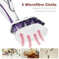 thumbnail image 2 of Washable Mop Cloth, Powerful Suction Cleaning Ultrafine Fiber Microfibre Mops, Suitable For Hard Surfaces Including Laminate, Hardwood, Ceramic, Stone, Tile, Concrete Or Linoleum, 2Pcs, 2 of 5