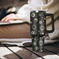 thumbnail image 6 of 40 oz tumbler with Handle Skinny Vacuum Insulated Tumbler With Straw,Cute Cheetah Print Cups Water Bottle CoffeeTravel Tumbler, Leopard Decor/Accessories for Women, 6 of 6