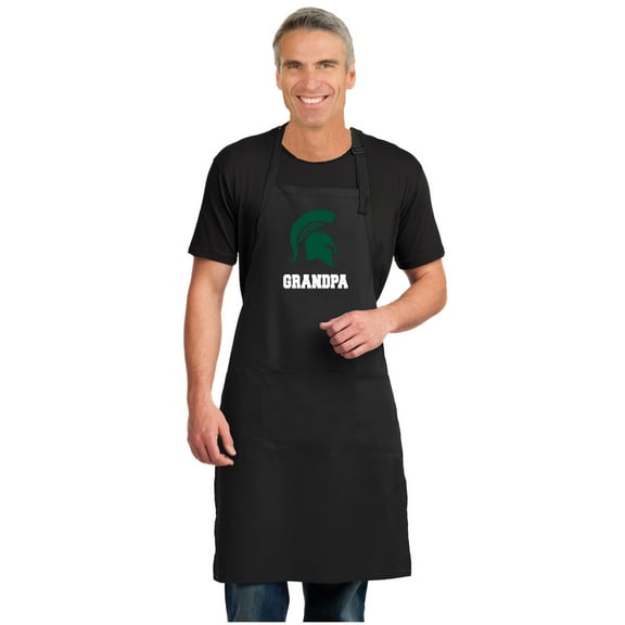Large Michigan State Grandpa Apron
