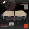 thumbnail image 3 of A-Premium Rear Ceramic Disc Brake Pads Set Compatible with Chevrolet Colorado 2015-2020 & GMC Canyon 2015-2020, 4 Pcs, 3 of 8