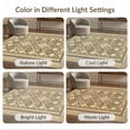 thumbnail image 7 of ODIKA 6'x9' Ultra-Soft Area Rug, Abstract Geometric Mosaic Layered Boho Motif Border Brushstroke None Washable, Bare feet friendly, Silk-Touch for Guest Room, Bedroom, 7 of 7