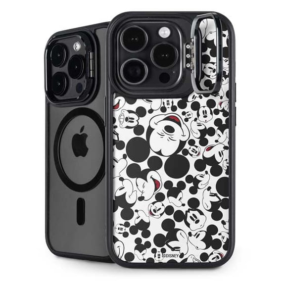 Skinit Disney Mickey Mouse Face Pattern iPhone 15 Pro Max Kickstand Case