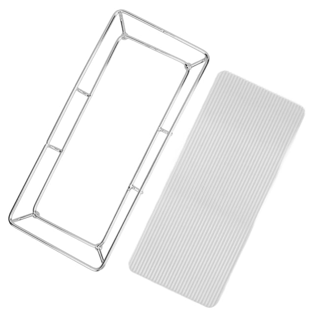 Bathroom Countertop Tray Stainless Steel Acrylic Modern Minimalist Design Vanity Shelf For Cosmetics Living Goods