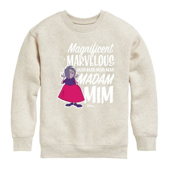 Disney - The Sword And The Stone - MagnifiCan't Madam Mim - Toddler & Youth Crewneck Fleece Sweatshirt
