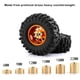 thumbnail image 3 of Ounissouiy Conector de rueda de latón práctico profesional 6/9/12/15/18/22mm impermeable RC Crawler accesorios reutilizables conectores de vehículos de Kits de construcción modelo 15 mm Ounissouiy FN011845-04, 3 of 6