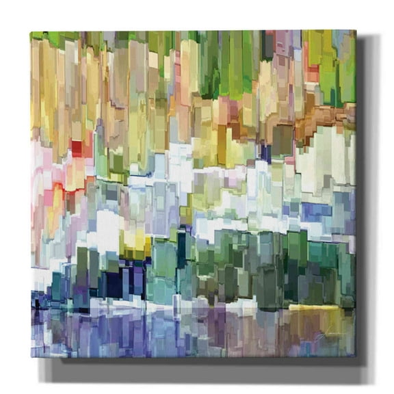 Epic Graffiti 'Glacier Bay III' by James Burghardt, Canvas Wall Art, 37"x37"