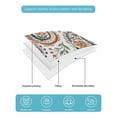 thumbnail image 4 of Twin XL Quilt Bedding Set, Paisley Flower Reversible Summer Quilt 3 Pieces, Spring Watercolor Floral Leaf Plant Lightweight Bedspreads Coverlets with 2 Pillow Shams for All Seasons, 4 of 5