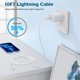 thumbnail image 4 of Adaptador de corriente USB-C Charger TrimDish de 20 W para iPhone con cable, 4 of 7