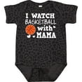 thumbnail image 3 of Inktastic I Watch Basketball with Mama Boys Baby Bodysuit, 3 of 5
