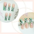 thumbnail image 6 of 24pcs Press on Nails Long Square Acrylic Autumn Winter Nails Floral Designs on Nails Manicure For Fashion Women, 6 of 8
