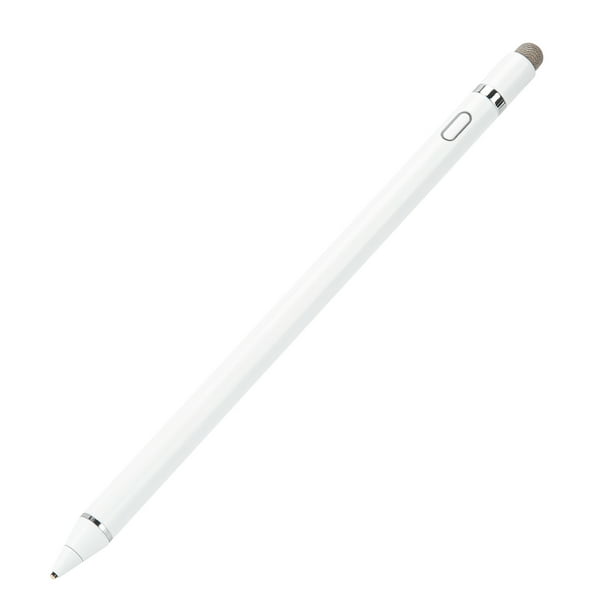 Lápiz óptico blanco, lápiz táctil capacitivo, lápiz óptico universal de larga duración, funciona con el sistema IOS/Android para tomar notas, tableta de dibujoComputerComponents Fyydes Descripción de la referencia