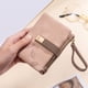 thumbnail image 5 of Cartera de mujer estilo vintage con hebilla de hoja esmerilada, bolso plegable con cremallera, monedero para estudiantes, 5 of 5