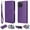 Purple, variant on For iPhone 16 Pro Max Case Detachable Wallet, PU Leather Flip Folio Cover with Credit Card Holder, Money Pocket, Magnetic Closure, Hand Strap, Car Mount Support, Full Body Protection,Blue
