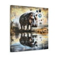 thumbnail image 2 of Hippo in a Baroque - Canvas, 2 of 10
