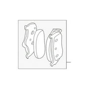 Genuine OE Nissan Disc Brake Pad Set - 44060-EA091