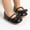 Black, variant on Liyamei Baby Sandals For Infants Soft Sole Walking Shoes With Bow Design Comfortable Casual First For Girls And Boys 0 18 Months Infant Walking Sandals Size 4