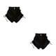 thumbnail image 3 of Pantalones cortos de verano Sonducket traje de mujer ropa Vintage S M L XL 2XL color Negro, 3 of 6