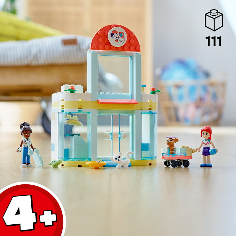Maleri delikatesse Mindre end LEGO Friends Pet Clinic 41695 Building Kit; With 2 Mini-Dolls Including  Mia, Plus Cat and Rabbit Toys; Creative Birthday Gift for Kids Aged 4 and  up (111 Pieces) - Walmart.com