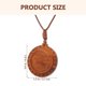 thumbnail image 2 of Jewelry Wooden Bases Oval Pendant Base Brown Wood Material for Pendant Making 3Pcs, 2 of 4