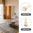 thumbnail image 2 of 200 Pcs Perles de Gourde Décoratives en Bois Accessoires de Rideau de Porte, 2 of 8