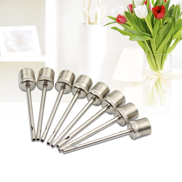 EXHUMKY 50 Pcs Aiguilles de Libération d'Air pour Pompe à Main et Ballons de Sport Activités Extérieures