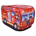 thumbnail image 4 of Tienda de campaña plegable para niños perfecl Camión de bomberos interior exterior, 4 of 8