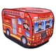 thumbnail image 4 of Tienda de campaña plegable para niños, casa de juegos creativa y divertida, camión de juegos de simulación para interiores Camión de bomberos, 4 of 9