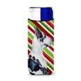 thumbnail image 1 of Gran Danés Candy Cane Holiday Christmas Ultra Aisladores De Bebidas Para Latas Delgadas Lh9236Muk, 1 of 1